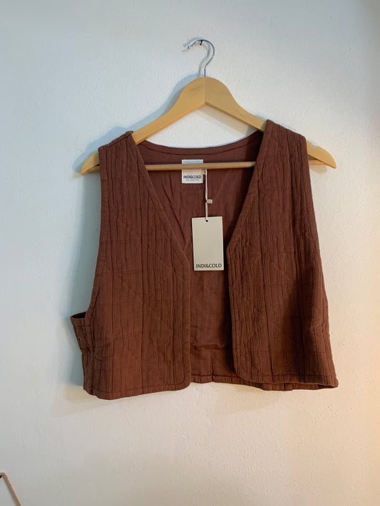 Gilet terracotta