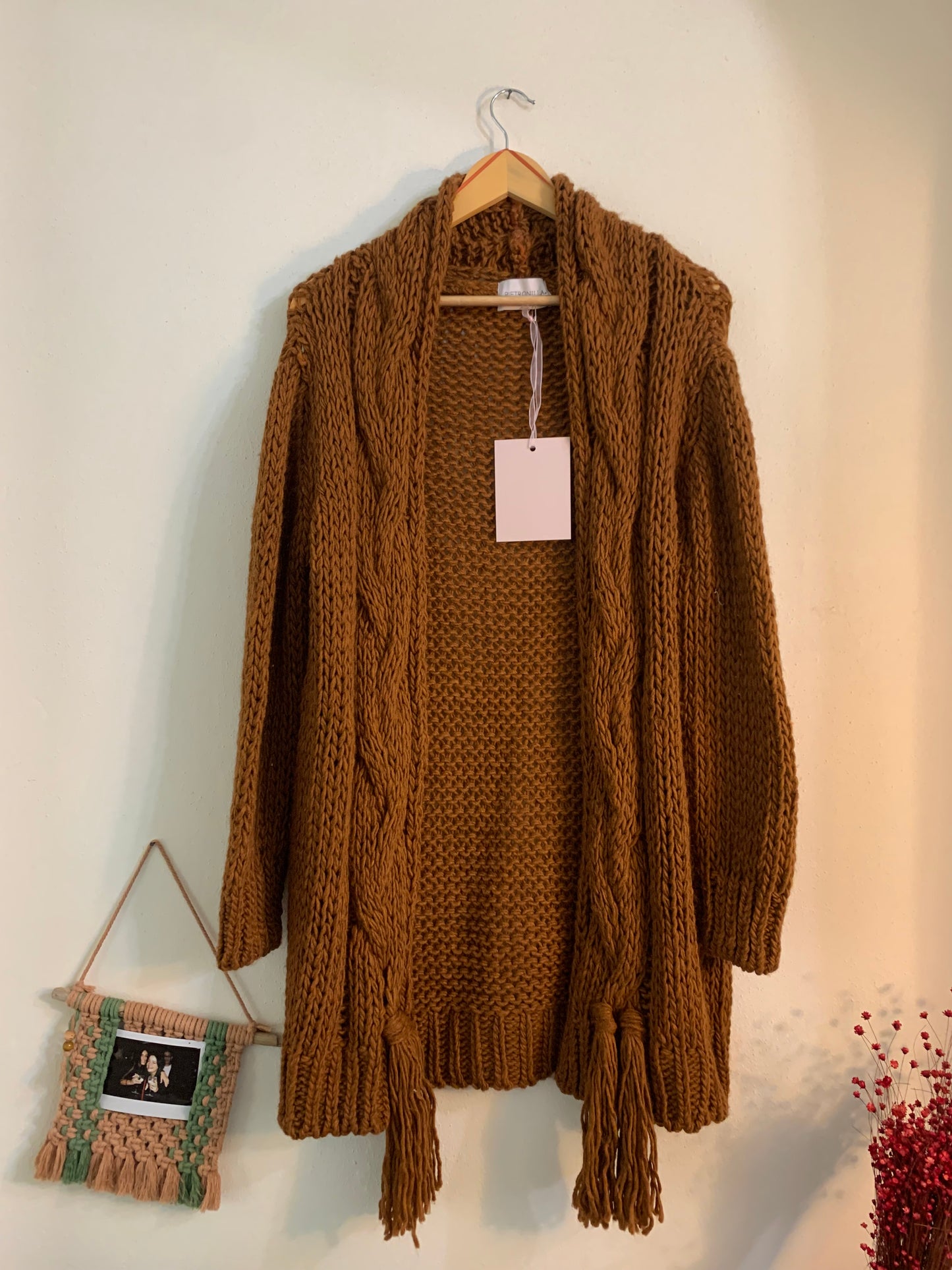 Cardigan treccia