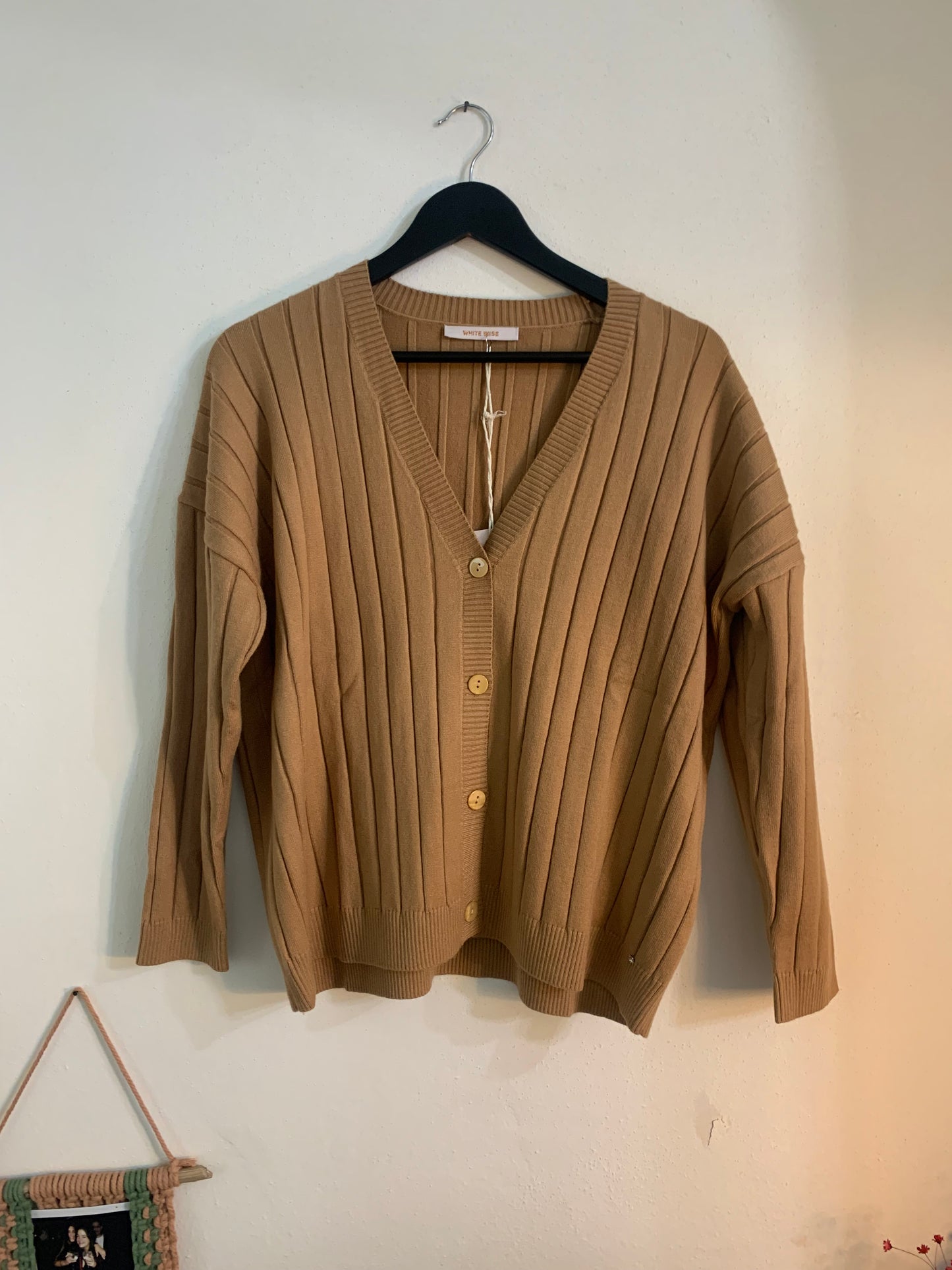 Cardigan cammello