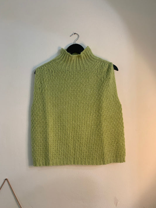 Gilet alpaca lime