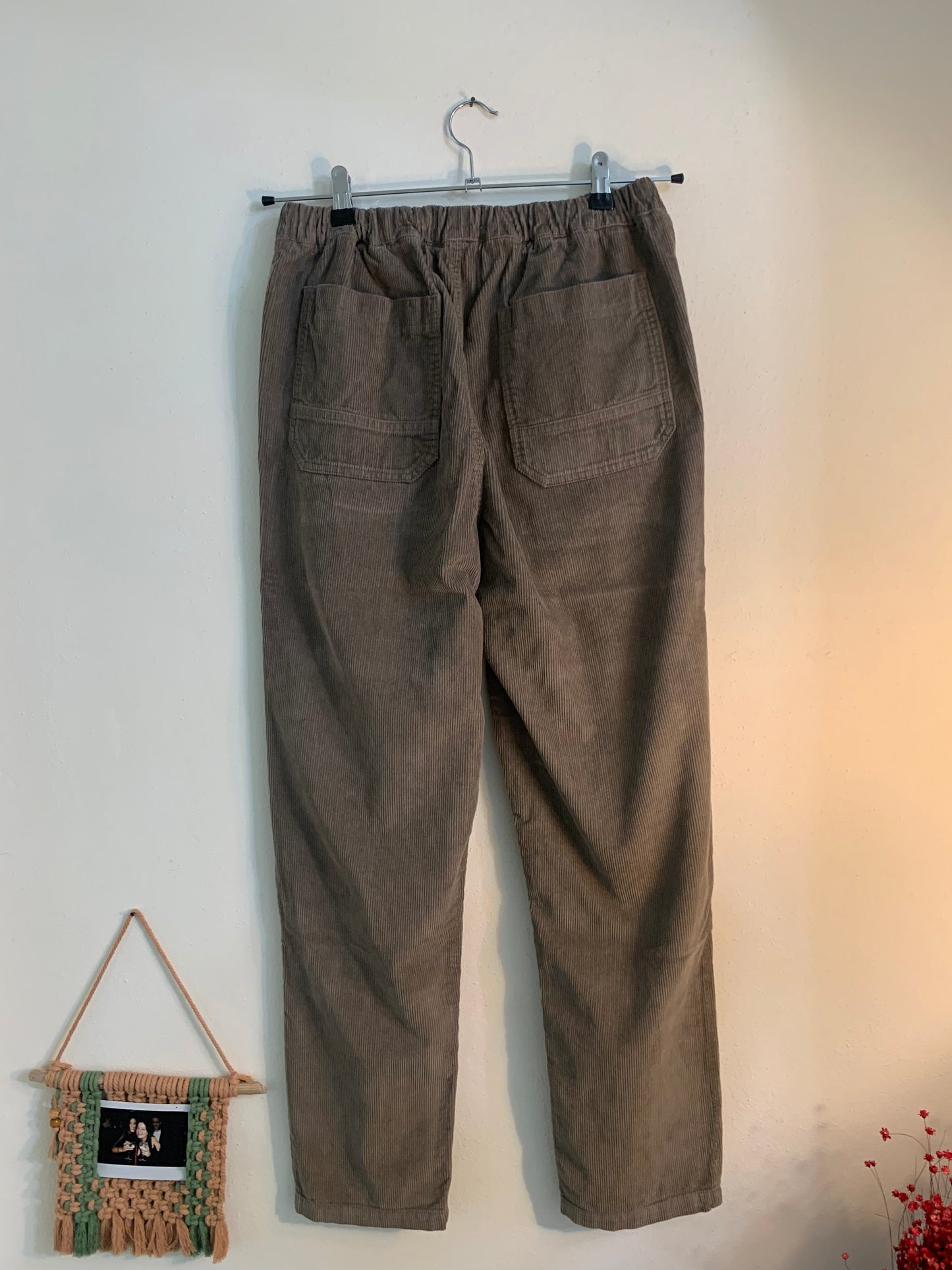 Pantalone in velluto grey