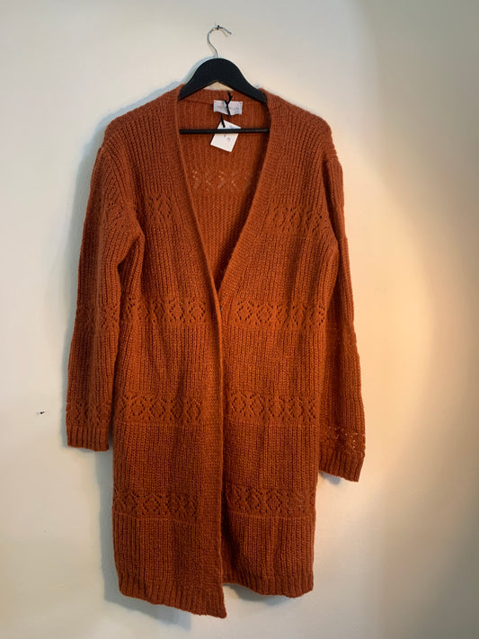 Cardigan terracotta