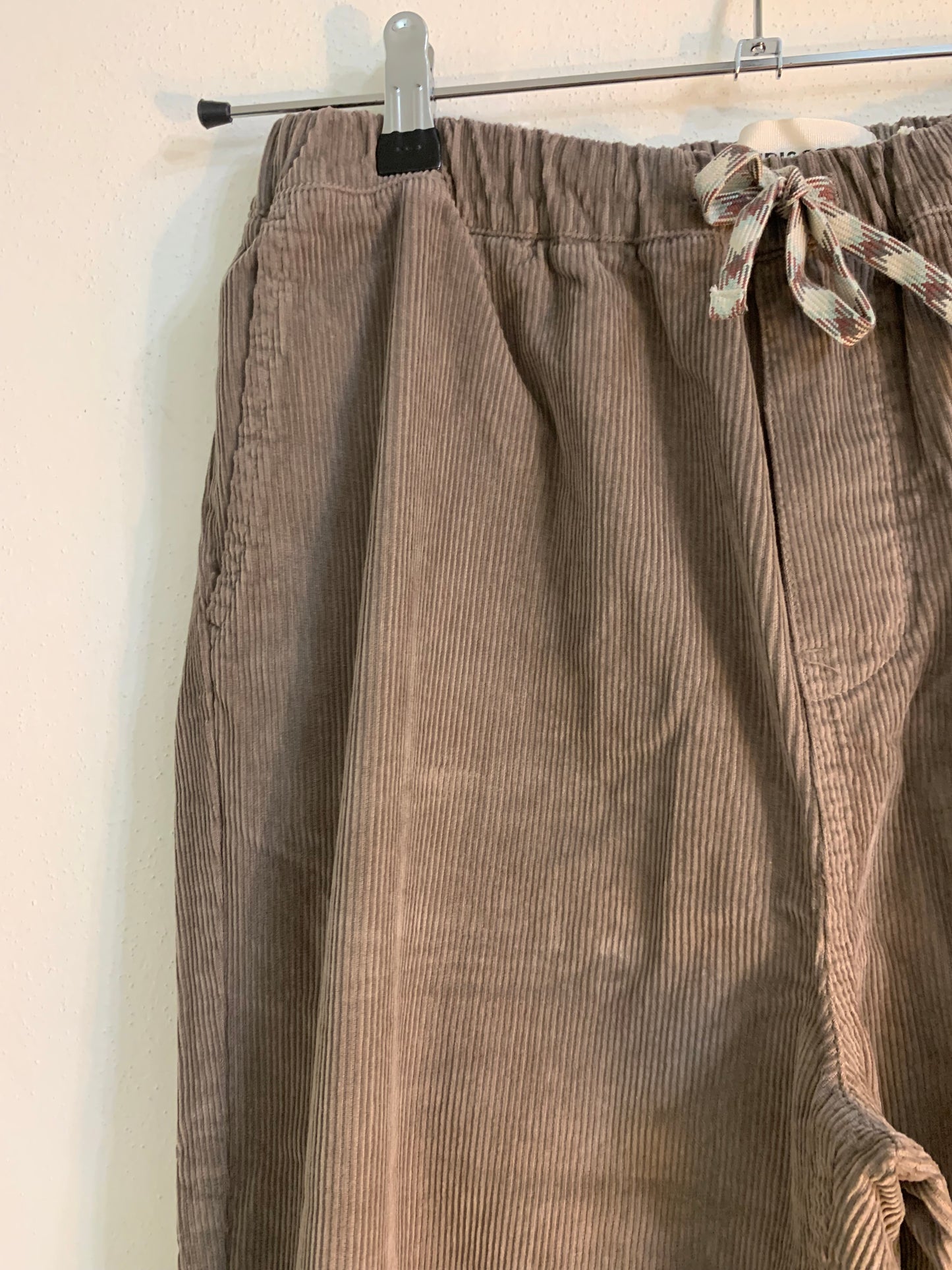 Pantalone in velluto grey