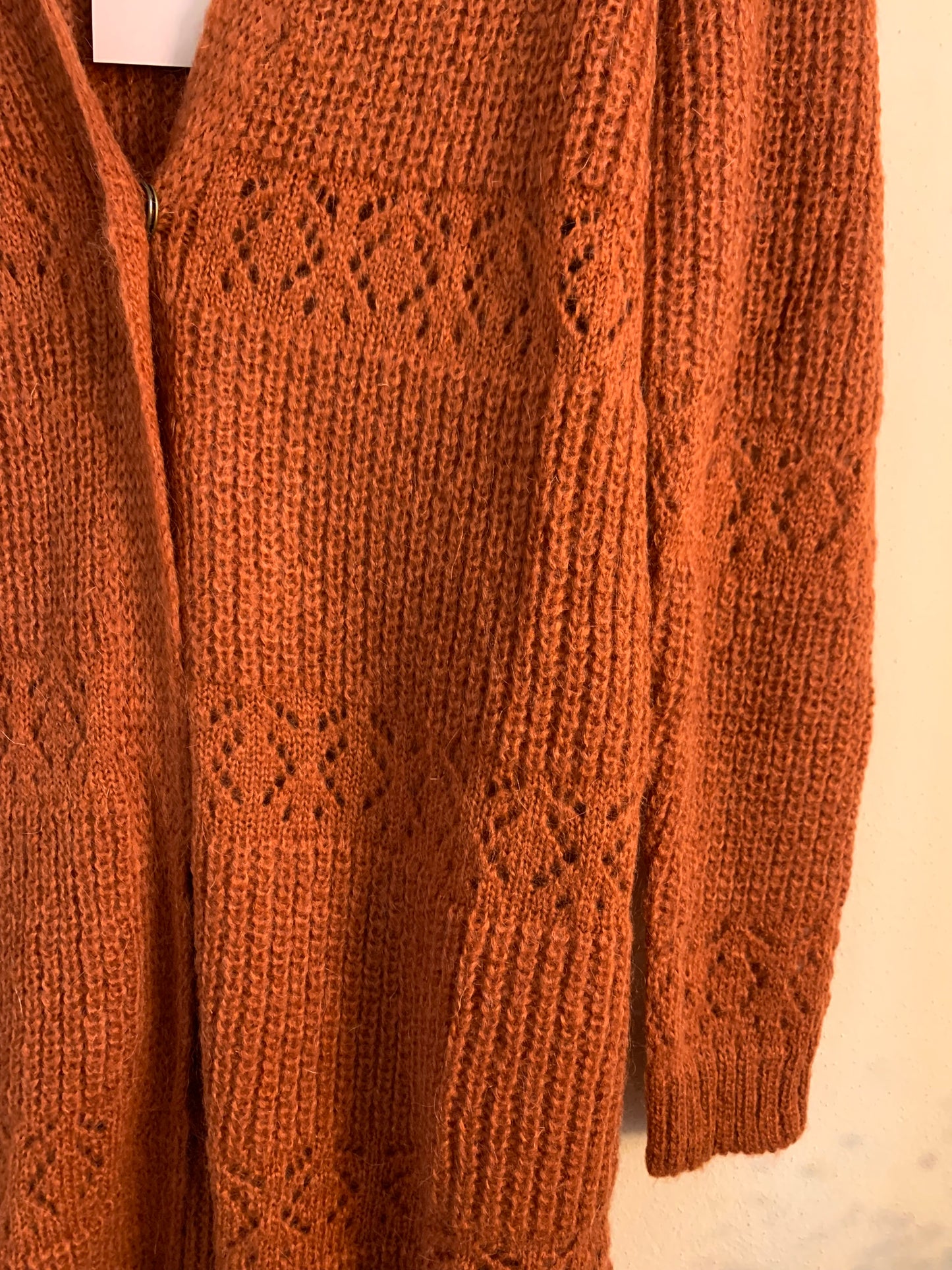 Cardigan terracotta